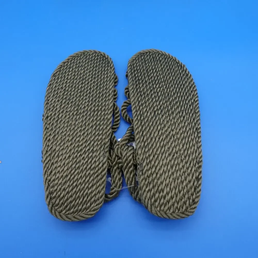Gurkee’s Neptune Rope Sandals Men’s Size 9 Olive New With Box